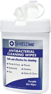 ShieldMe Antibacterial Cleaning Wipes (Travel Size / 50-Wipes)