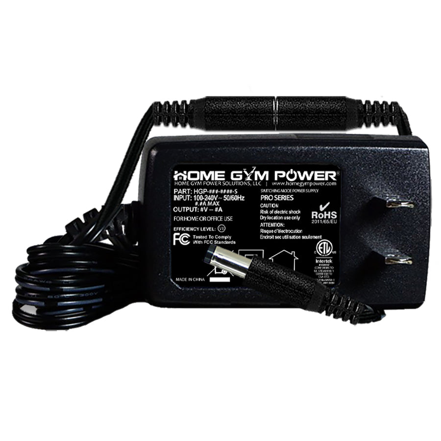 Home Gym Power® AC Adapter Breakaway Power Cord Compatible With Diamondback Fitness 860RB, 960SR, 1000SR, HRT 1000U & HRT 1000R Stationary Bikes '9V Models'